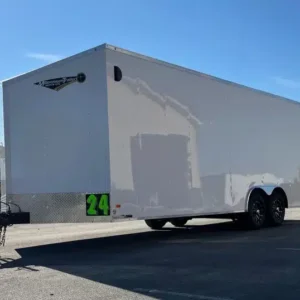 Enclosed Car Hauler 2026 24ft. Hero w/Heavy Duty Ramp Door & Aluminum Wheels 9860