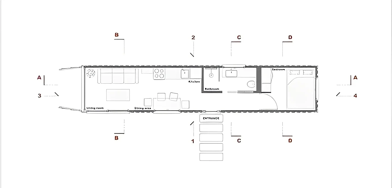 40Ft Living Container House – Shipping Container Home - Image 7