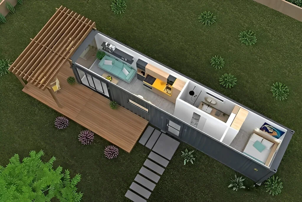 40Ft Living Container House – Shipping Container Home - Image 3