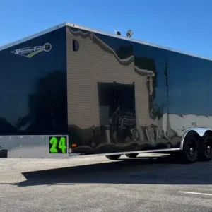 Enclosed Car Hauler 2026 24ft. Hero w/Heavy Duty Ramp Door & 7ft. Interior 0940