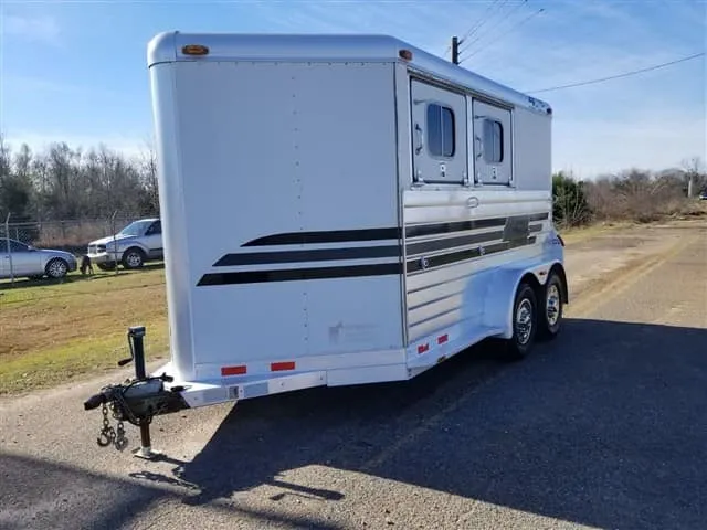 2001 4 Star 2 Horse Bumper Pull Slant Load - Image 12