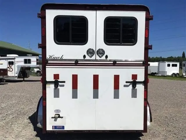 2007 Hawk 2 Horse Bumper Pull Side Ramp - Image 2