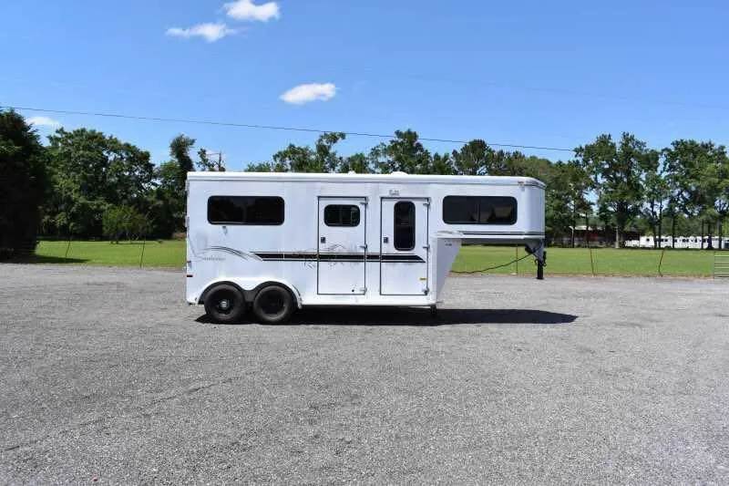 2000 Sundowner 7204GNST 2 Horse Trailer - Image 4
