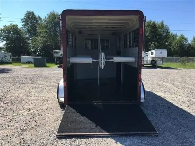 2007 Hawk 2 Horse Bumper Pull Side Ramp - Image 11