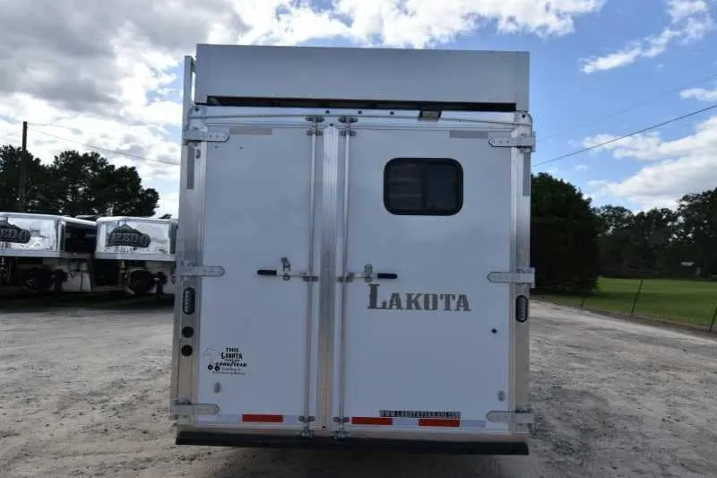2018 Lakota 84HBPSL 4 Horse Trailer with 2′ Short Wall - Image 2