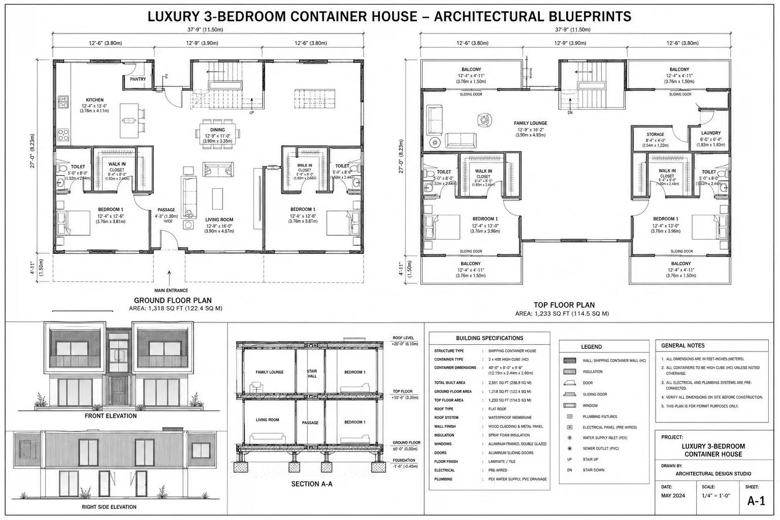 Luxury 3 Bedroom Prefabricated Modular Container Home Villa for Sale - Image 10