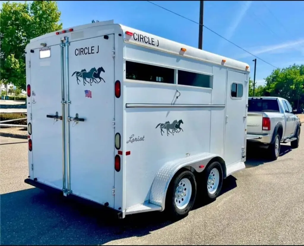 2007 Circle J 2 Horse Trailer Slant Load - Image 3