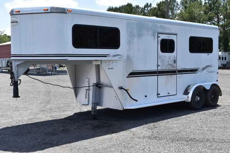 2000 Sundowner 7204GNST 2 Horse Trailer - Image 14