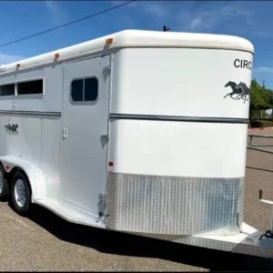 2007 Circle J 2 Horse Trailer Slant Load