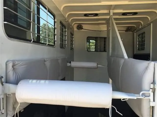 2007 Hawk 2 Horse Bumper Pull Side Ramp - Image 10