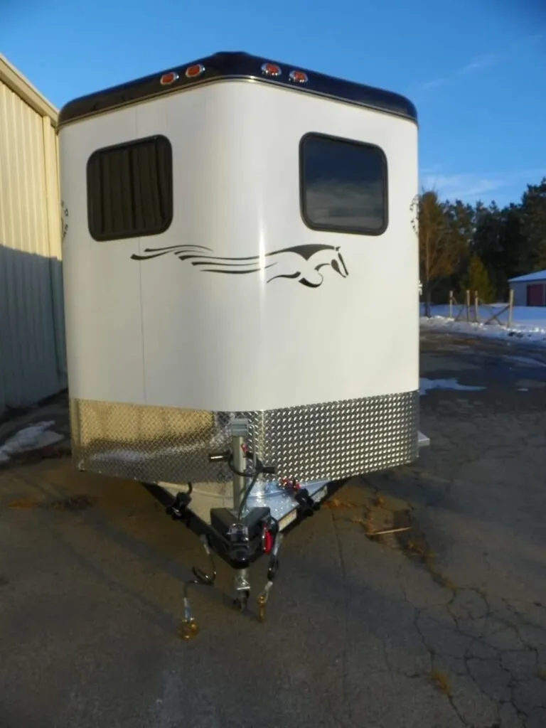 2022 Double D Reverse Slant 2 Horse Bumper Pull - Image 27
