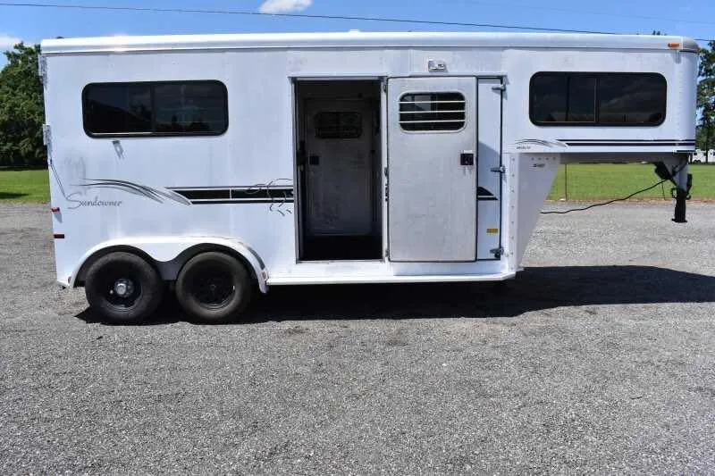 2000 Sundowner 7204GNST 2 Horse Trailer - Image 7